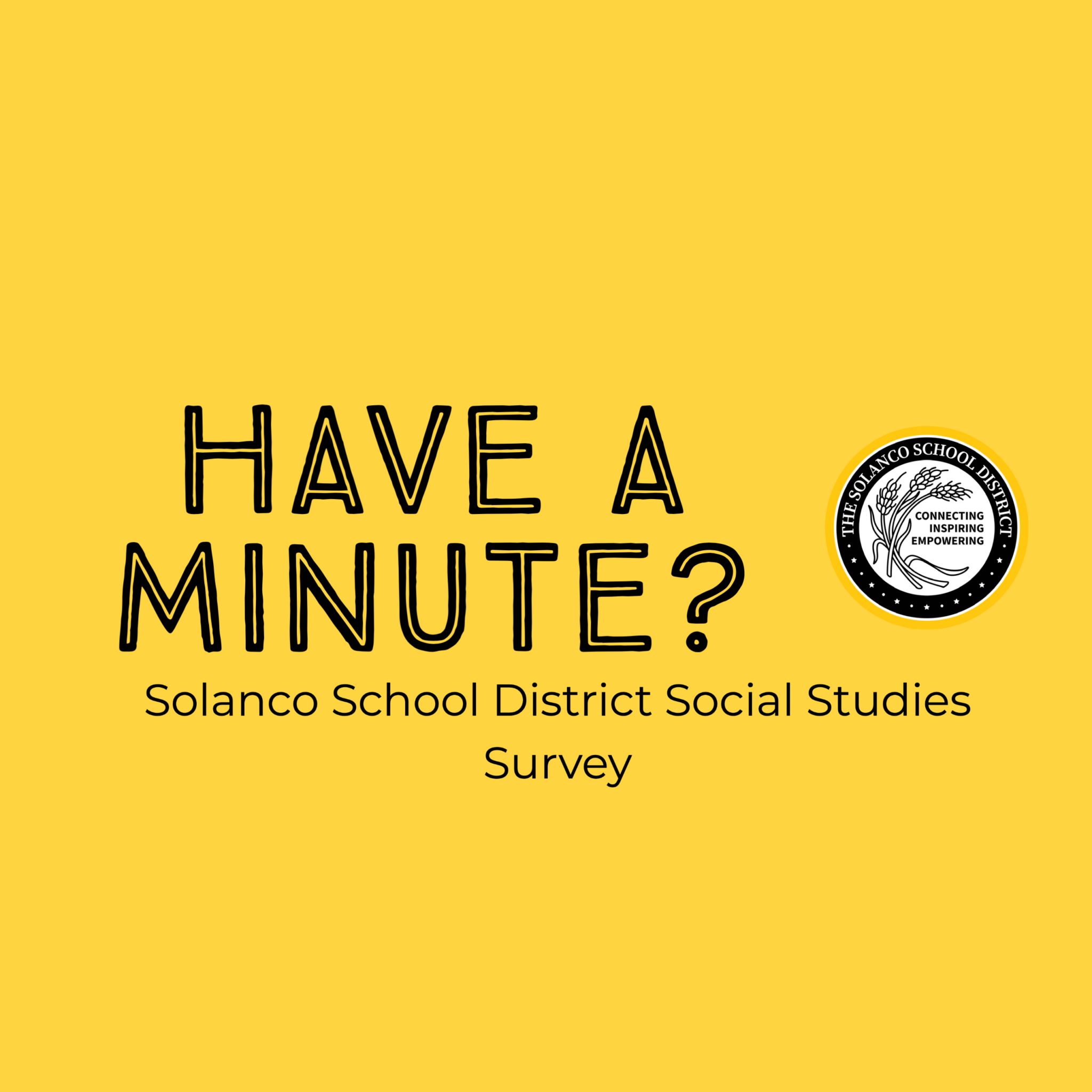 Your Thoughts Matter! The Solanco School District